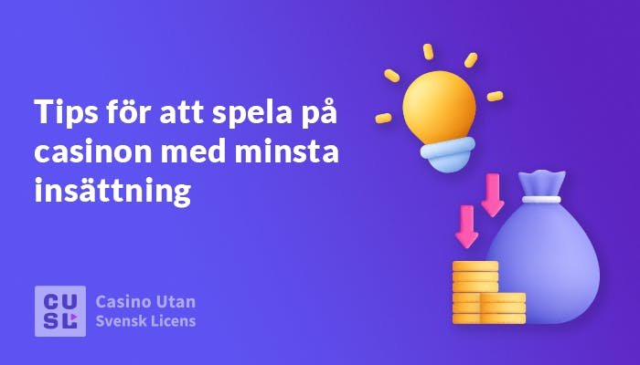 Casino med minsta insättning Upptäck spänningen utan stora risker